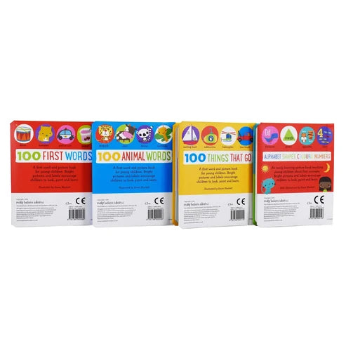 The First Words Collection 4-Book Set for Toddlers