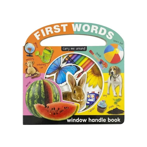 First Words Carry Me Around! Window Handle Book