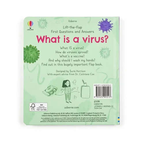 Lift-the-flap First Questions and Answers What is a virus?
