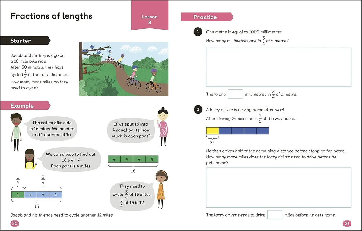 Media: Maths ― No Problem! Fractions and Decimals (Master Maths at Home)
