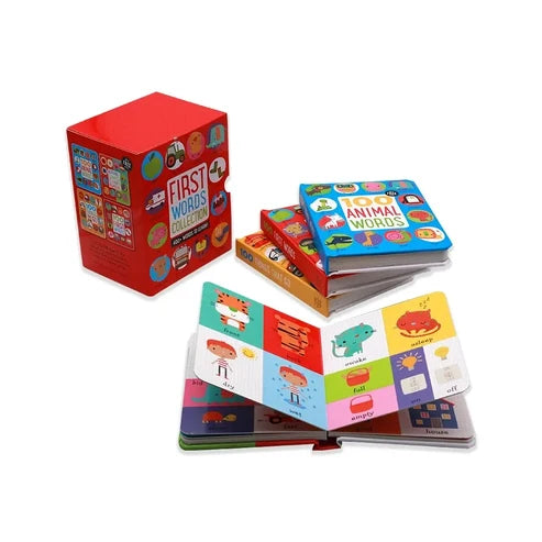 The First Words Collection 4-Book Set for Toddlers